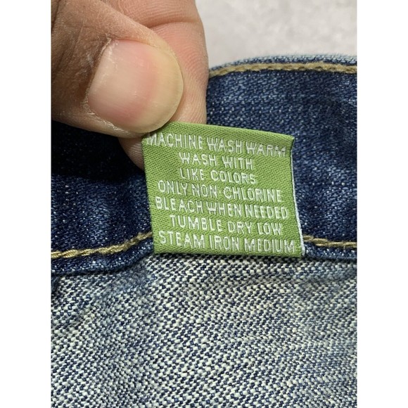 Meezan Art Couture Denim Jeans Men's 44 Medium Distress Wash Lightly Destroyed - Picture 16 of 16